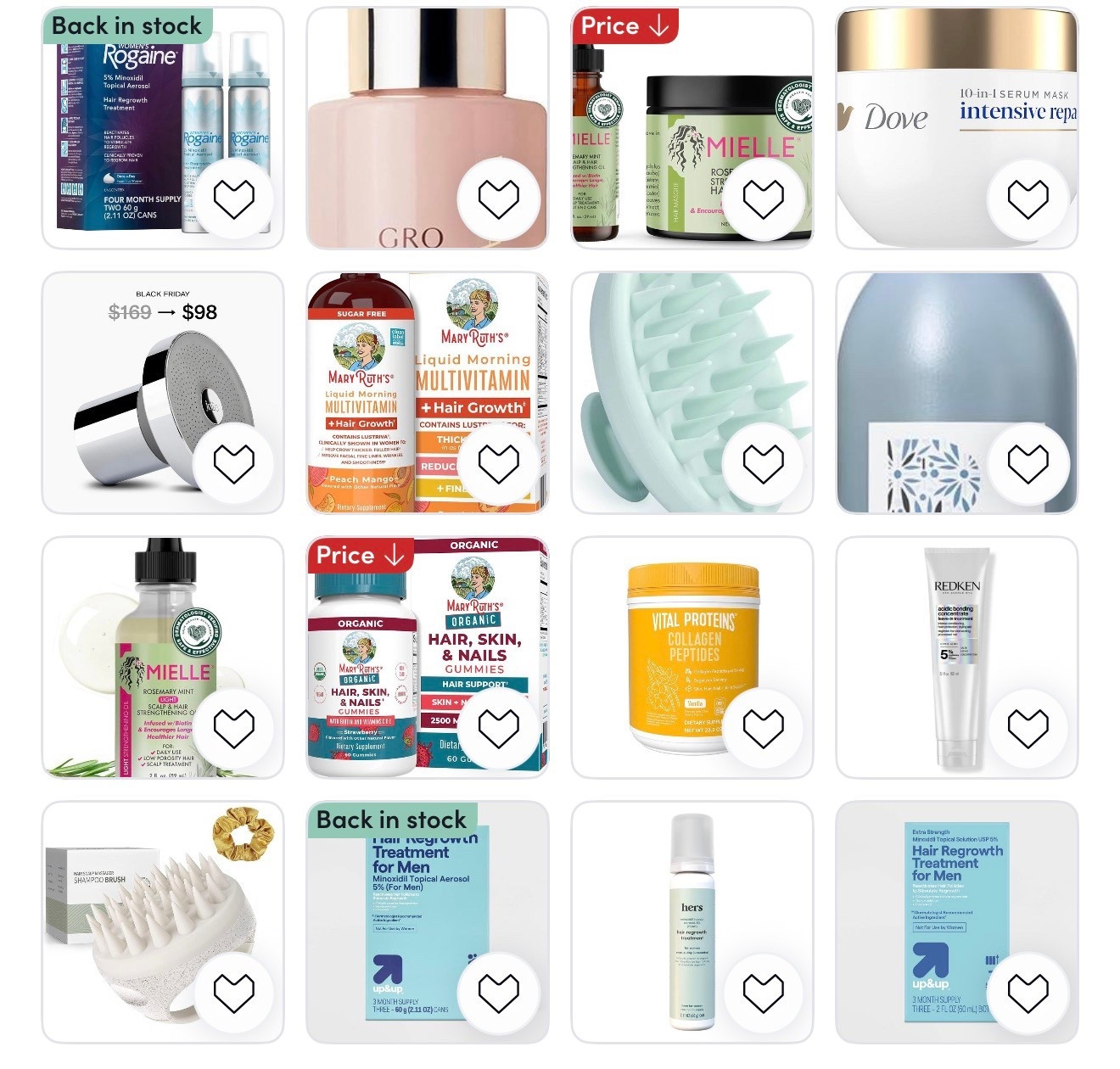 Hair growth, hair shedding, hair products, beauty, products, stocking stuffers, women over 40

#LTKmomlife #LTKBeauty #LTKGiftGuide