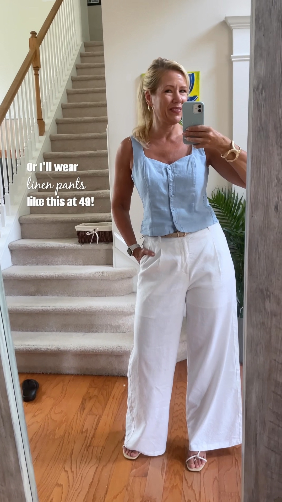 You could wear linen pants like this 🥱 or like this 🤩!


#LTKgrwm #LTKootd #LTKOver40