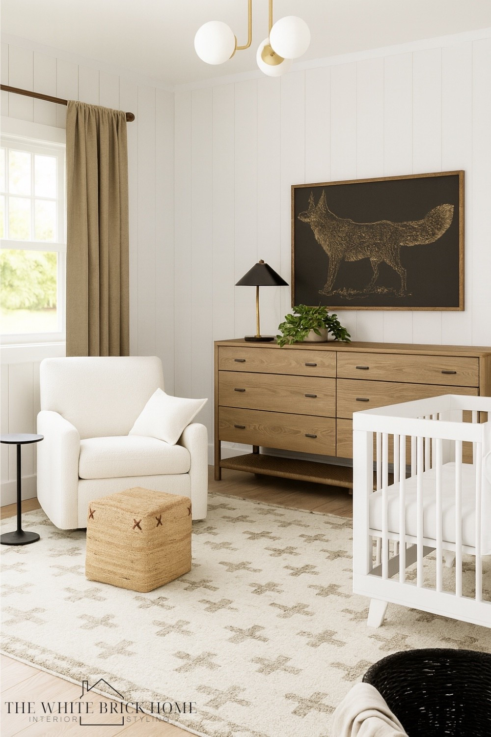 This nursery design blends warm wood tones, cozy neutral, and modern simplicity to create a retreat for both baby and parent.

Nursery, nursery ideas, nursery decor, nursery dresser, nursery crib, glider, wall art, nursery design, woodland nursery, modern nursery, nursery furniture ideas, crib, white and bright nursery, home decor, baby bedroom, nursery area rug, modern flush mount light, nursery Swiss cross rug, nursery finds, Wayfair, pottery barn 

#LTKBump #LTKHome #LTKBaby