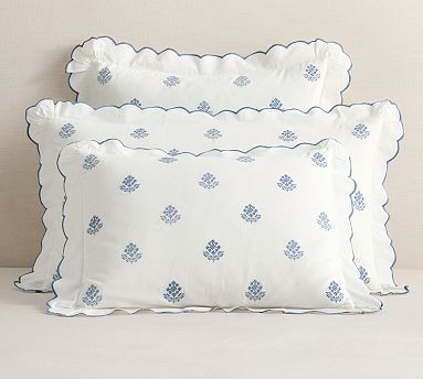 Gemma Embroidered Sham | Pottery Barn (US)