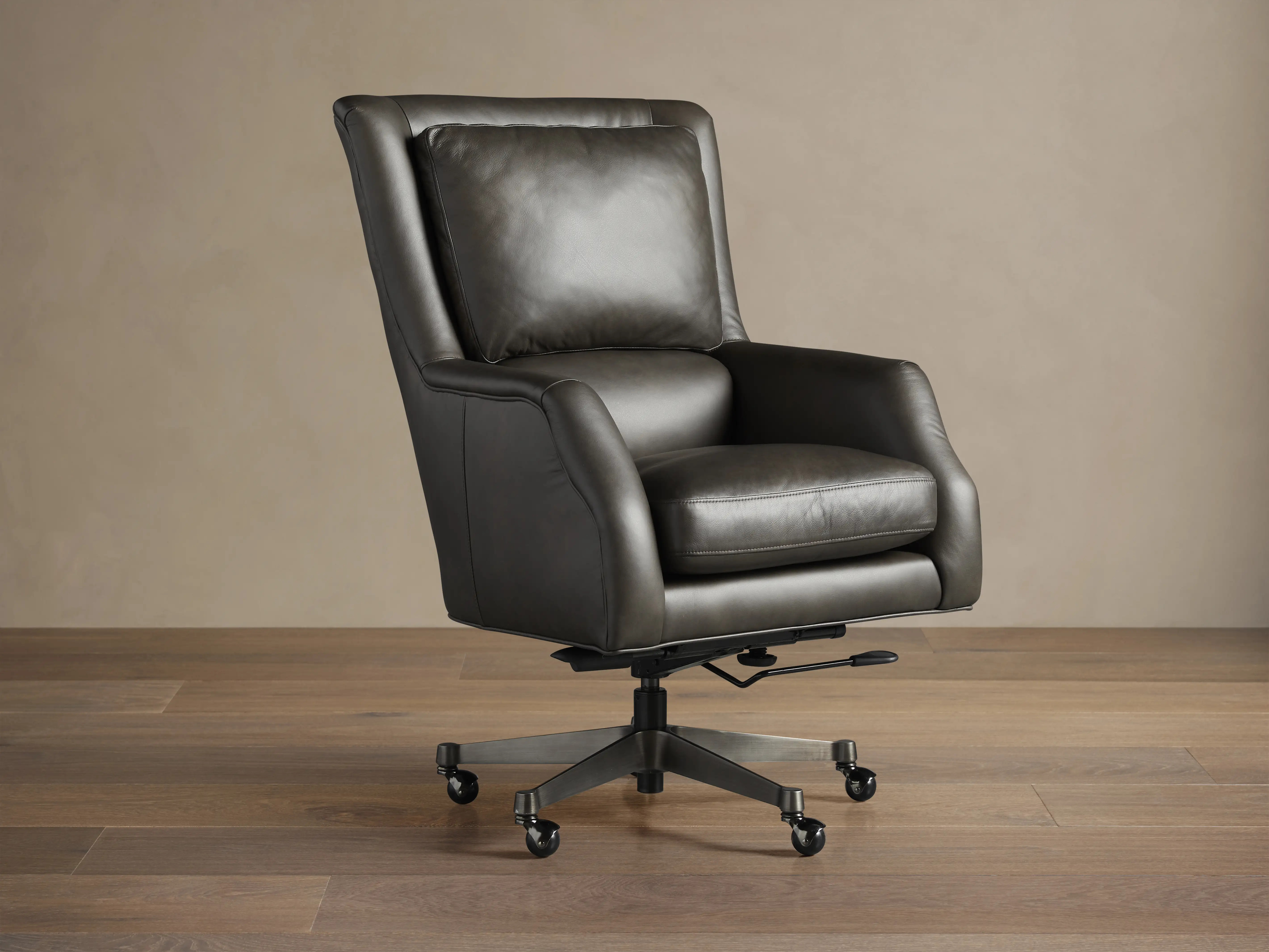 Alex Leather Desk Chair | Arhaus | Arhaus