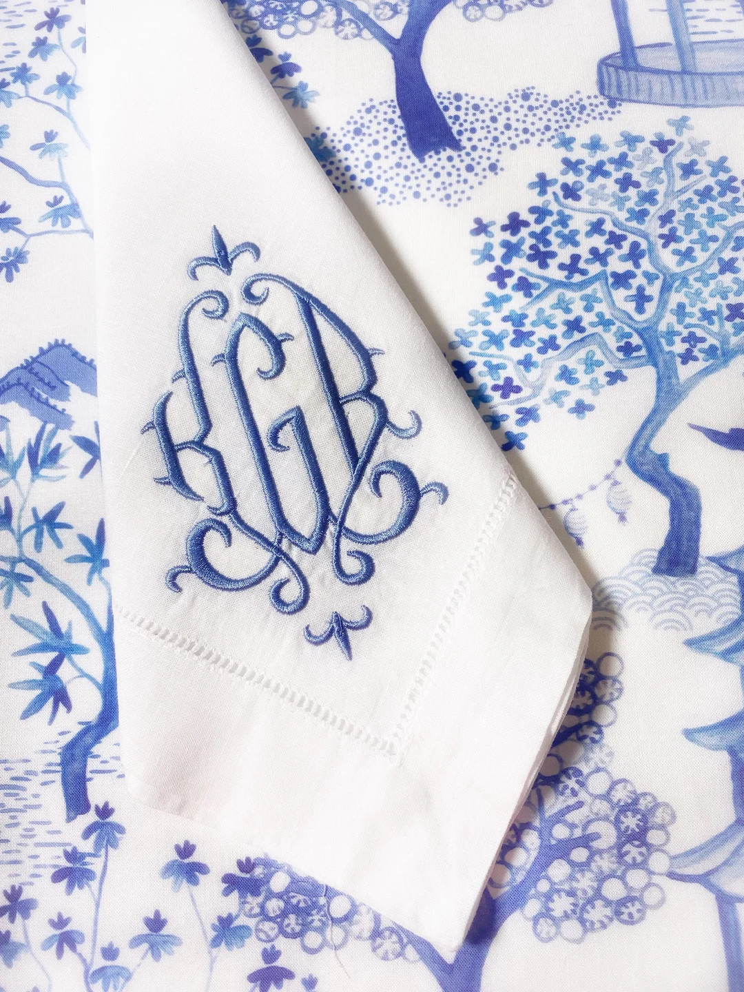 Monogrammed Linen/cotton Dinner Napkins | Wedding | Custom Embroidery | Cocktail Napkin | Tea Tow... | Etsy (US)