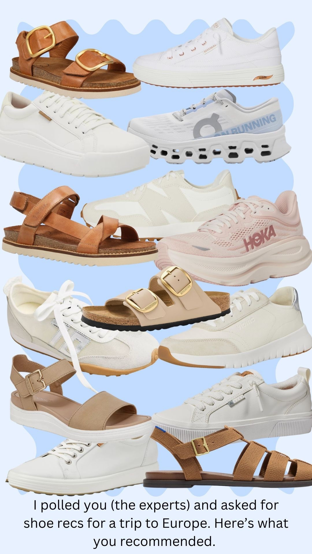 Comfy shoes for walking in Europe! 

#LTKOver40 #LTKTravel #LTKActive