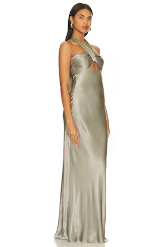 La Lune Ruched Halter Maxi Dress
                    
                    Shona Joy | Revolve Clothing (Global)