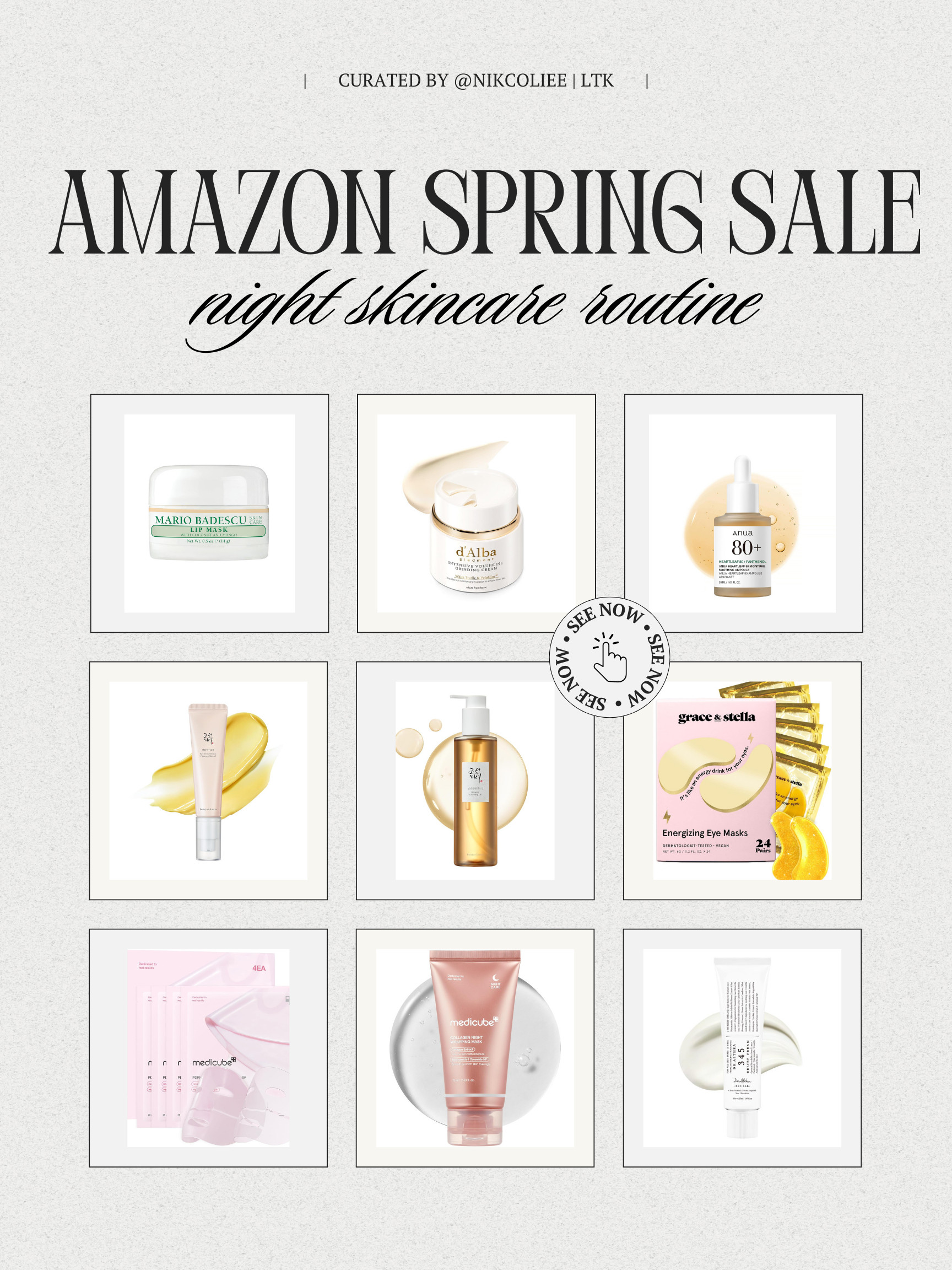 Fave nighttime skincare products on sale now for amazon spring sale #springbeauty # 

 #LTKSaleAlert #LTKBeauty