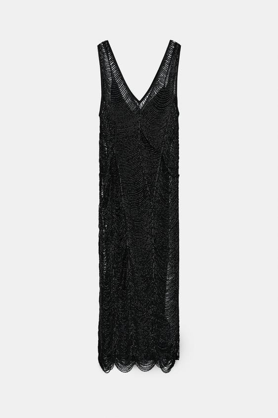 BEADED MIDI DRESS ZW COLLECTION | Zara US