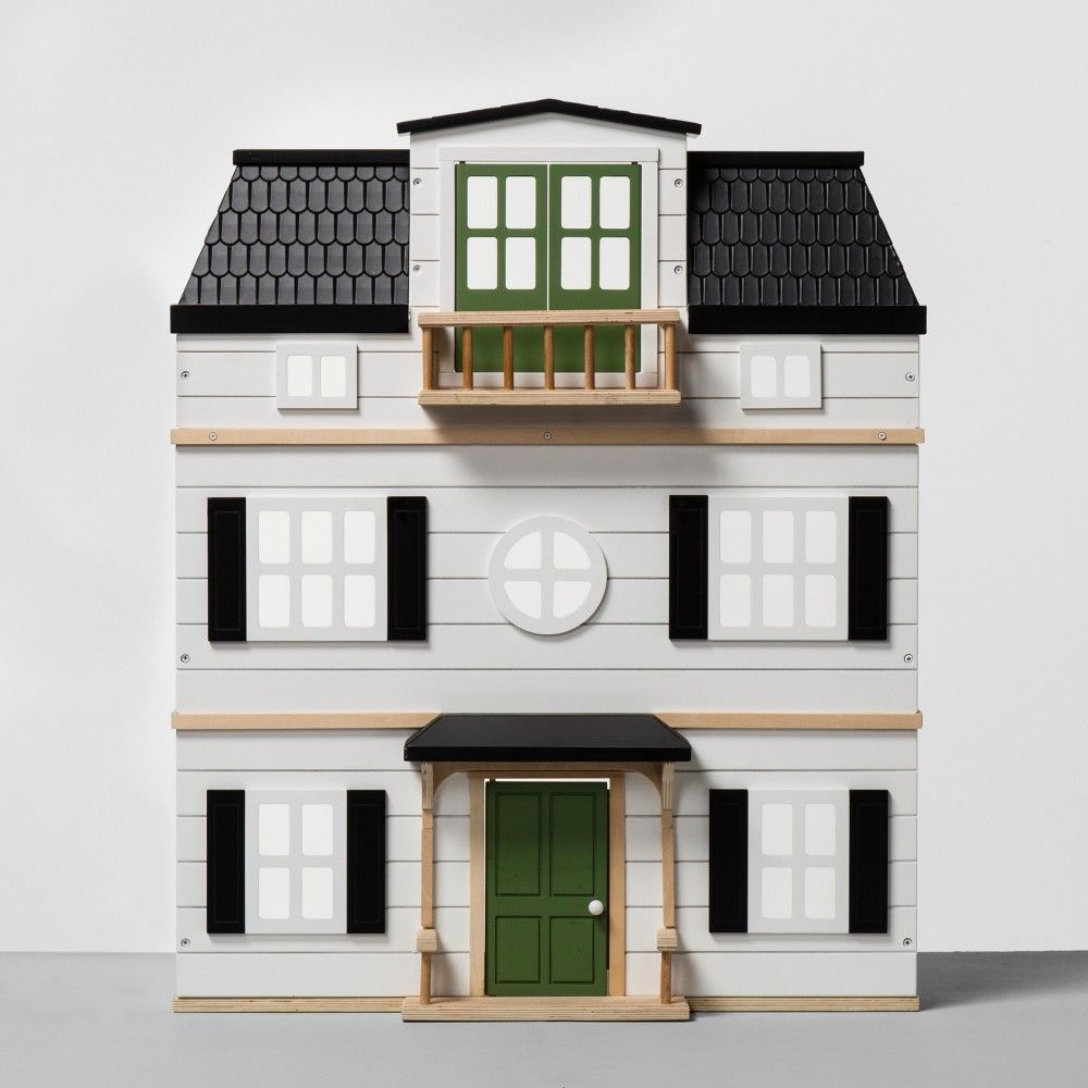 Wooden Dollhouse with Furniture - Hearth & Hand with Magnolia | Target