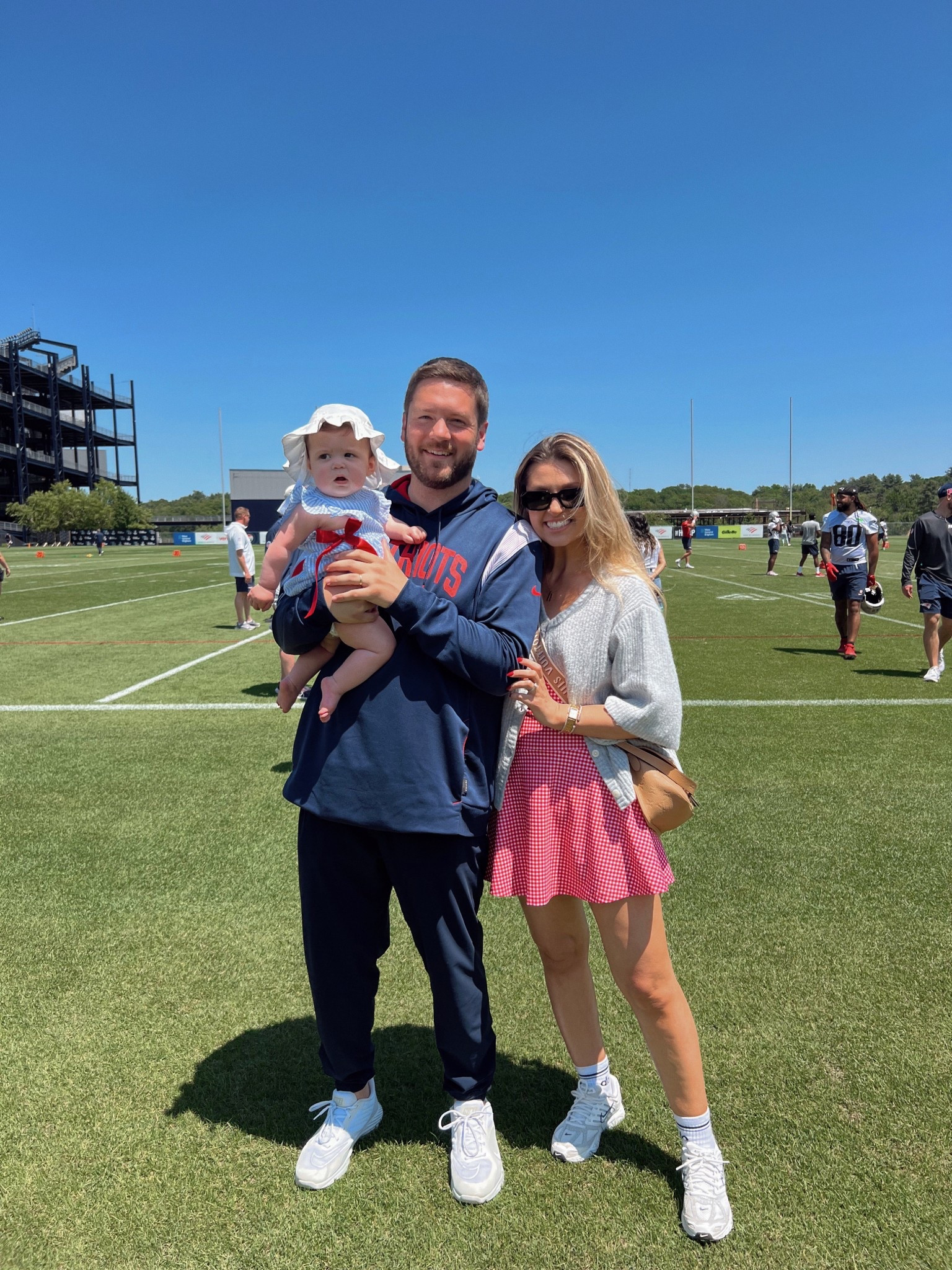 Spring football ❤️💙 
Summer Athleisure dress 
Gingham dress 
Wearing size S
Baby girl 4th of July bubble 

#LTKSummerEdit #LTKActive