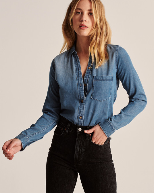 Boyfriend Chambray Shirt