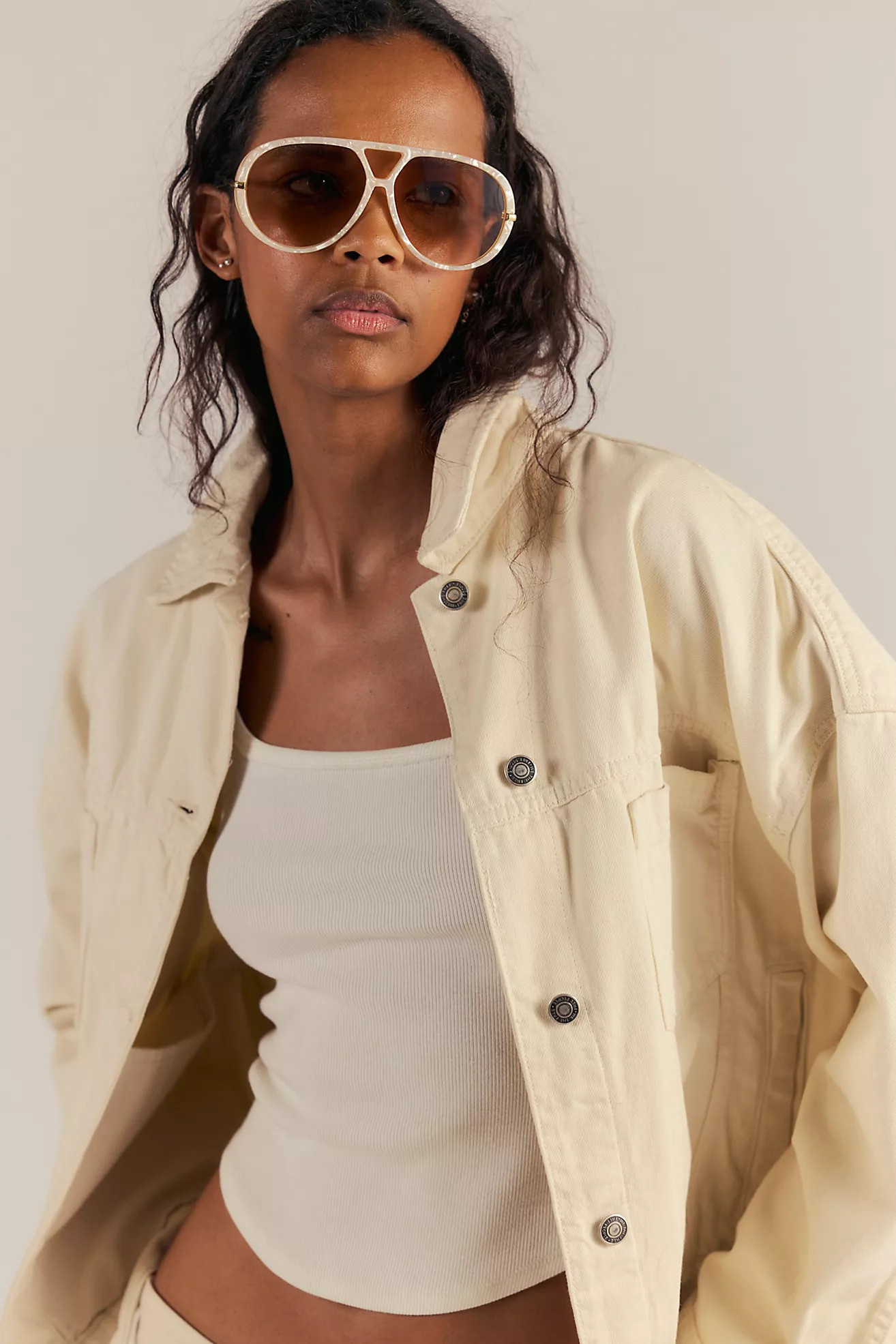 Sunday Afternoon Aviator Sunglasses | Free People (Global - UK&FR Excluded)