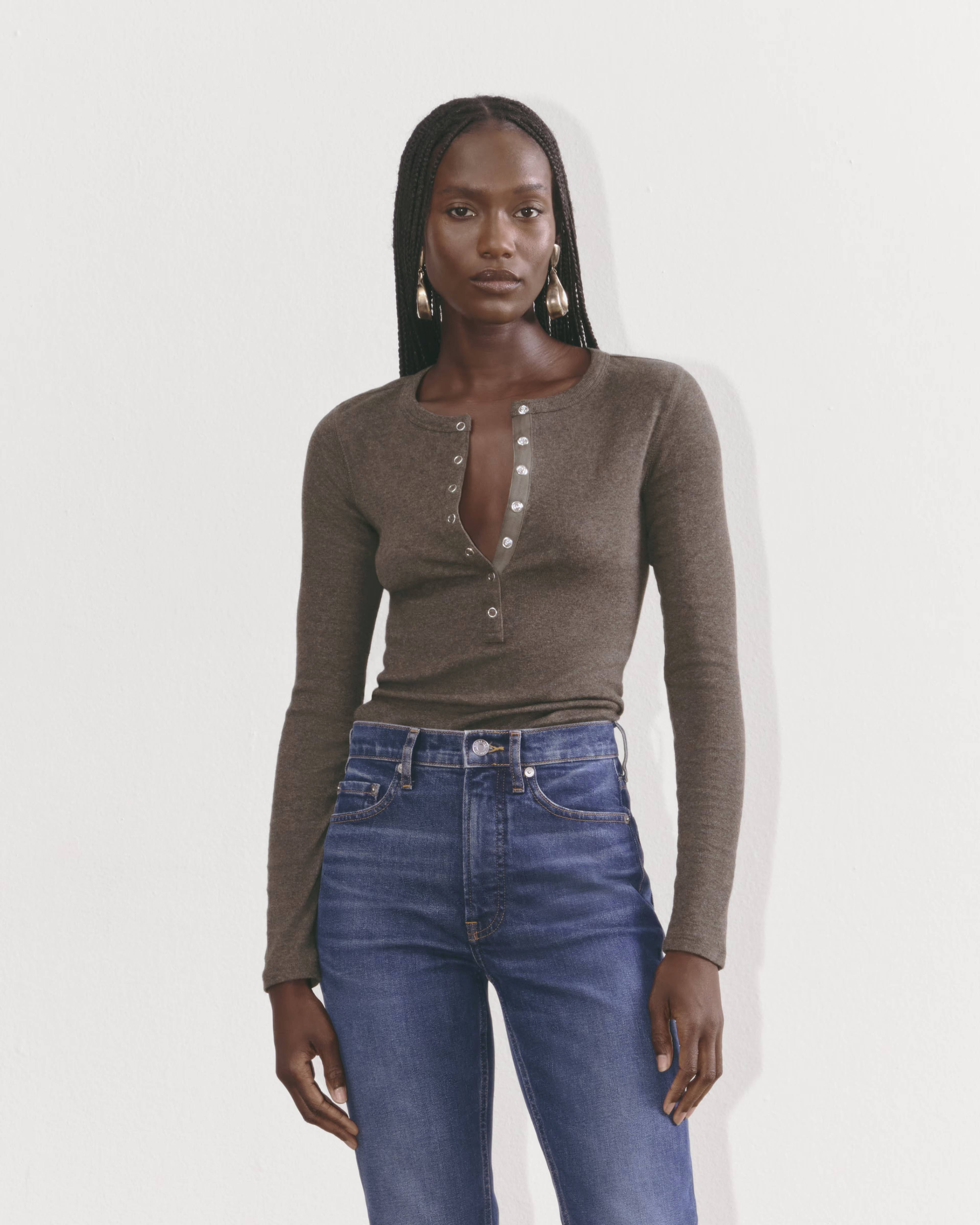 The Luxe Rib Henley | Everlane