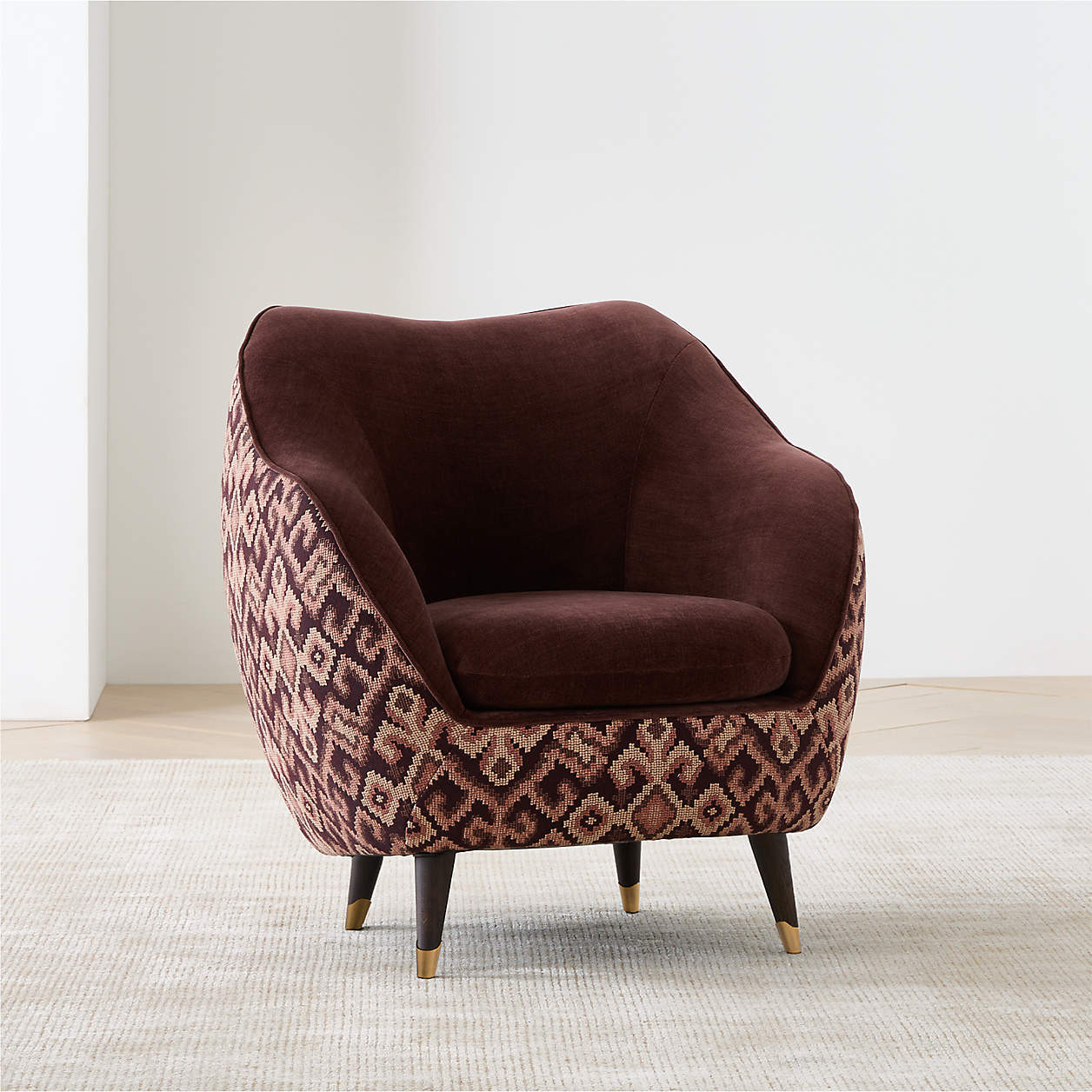 Camilla Patterned Accent Chair | Crate & Barrel | Crate & Barrel