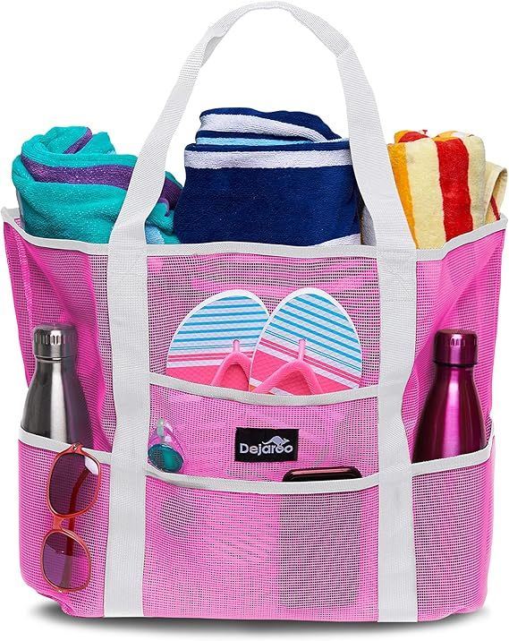 Mesh Sand Free Bag - Strong Lightweight Bag For Beach & Vacation Essentials. Tons of Storage! | Amazon (US)