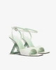 Hayden Triangle Wedge Sandals - Green | JW PEI US