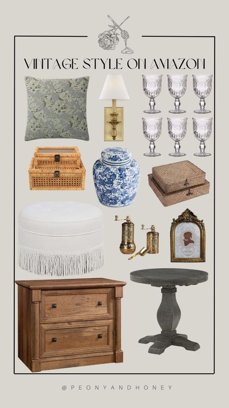 Shop some of my current favorite home decor pieces from Amazon!  These are all great vintage style pieces to add charm and character to your home!  #vintagestyle #homedecor #amazonfinds #founditonamazon #amazonhome

#LTKFind #LTKhome