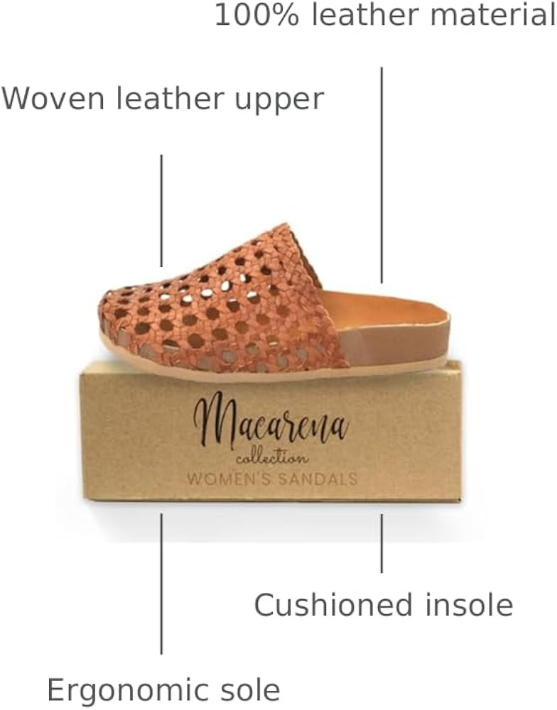 Macarena Collection Womens Shoes Leather Sandals for Women | Huarache Handmade Mexican Sandals Wo... | Amazon (US)