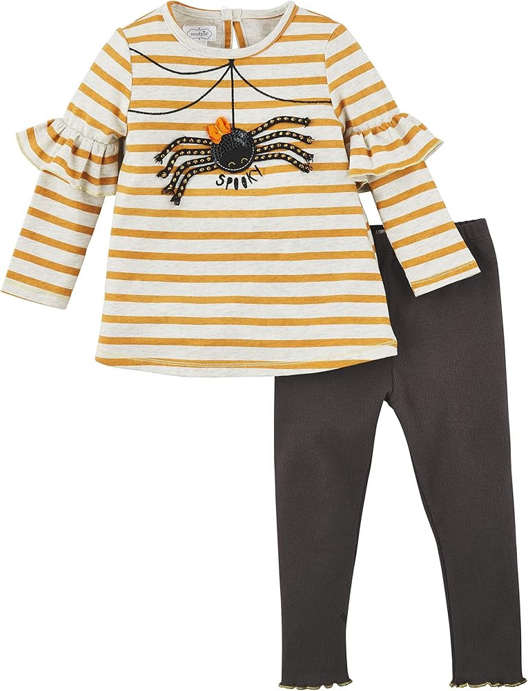 Mud Pie baby-girls Toddler Girl Halloween Tunic and Legging Set | Amazon (US)