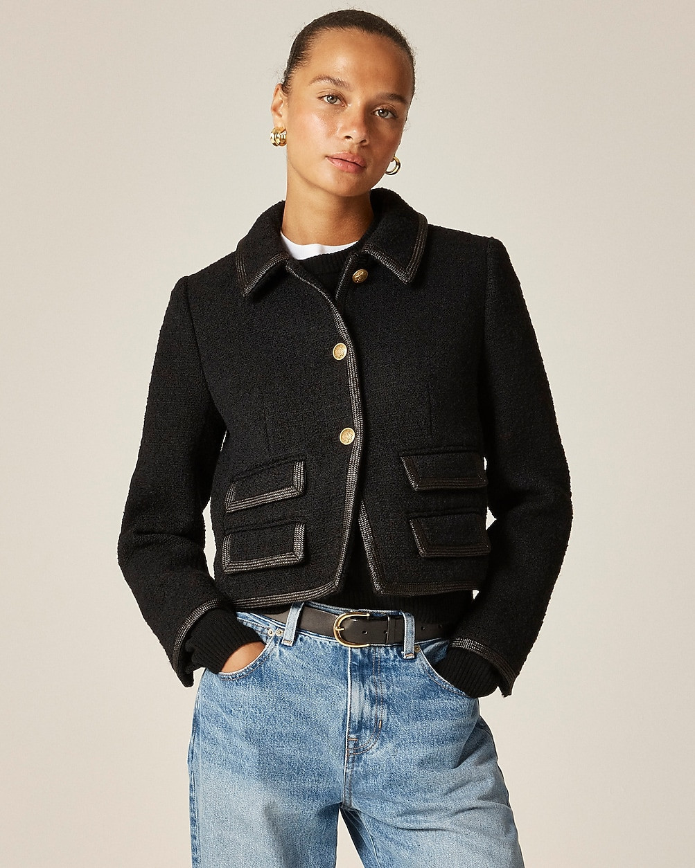 Lucie jacket in tweed | J. Crew US