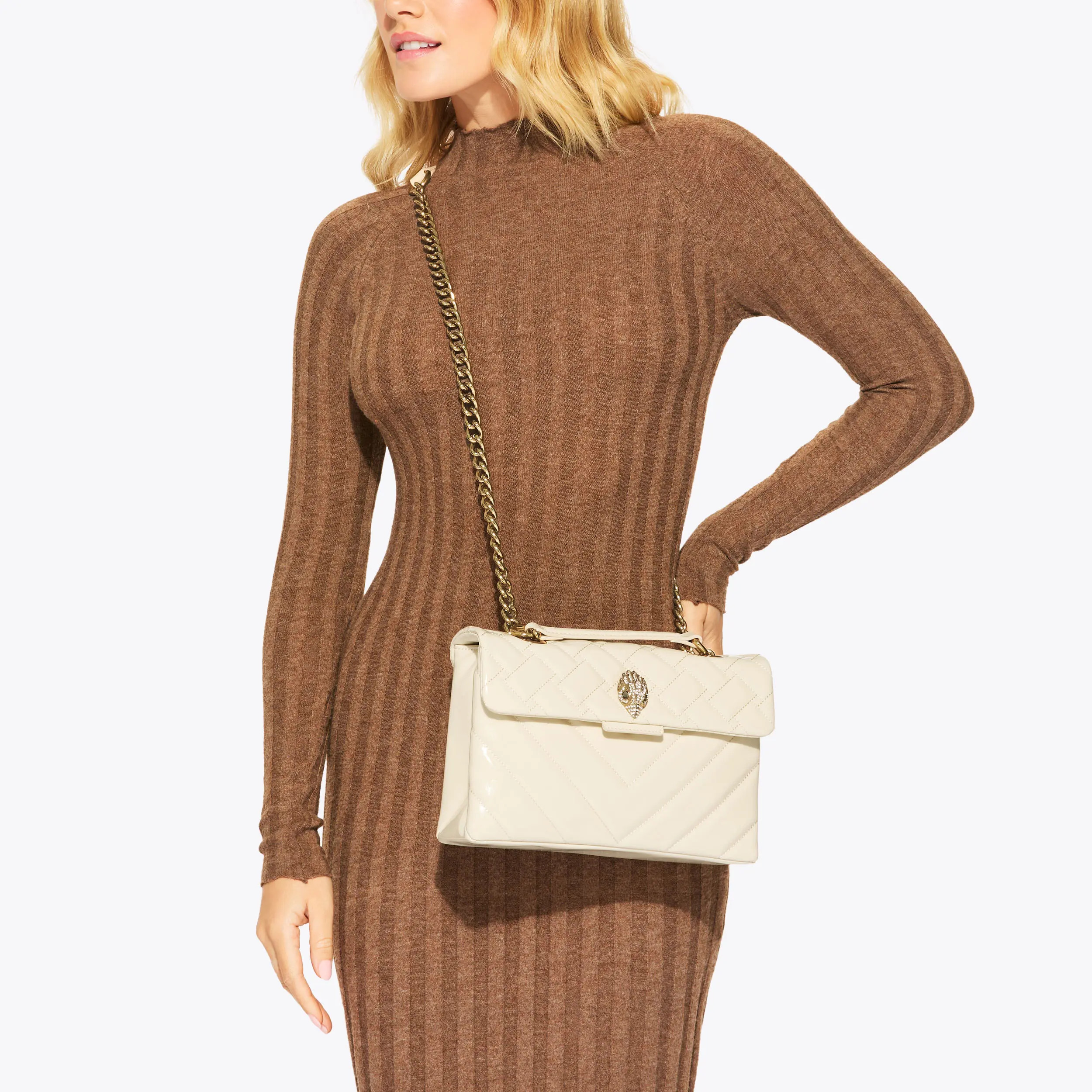 leather kensington bag | Kurt Geiger US