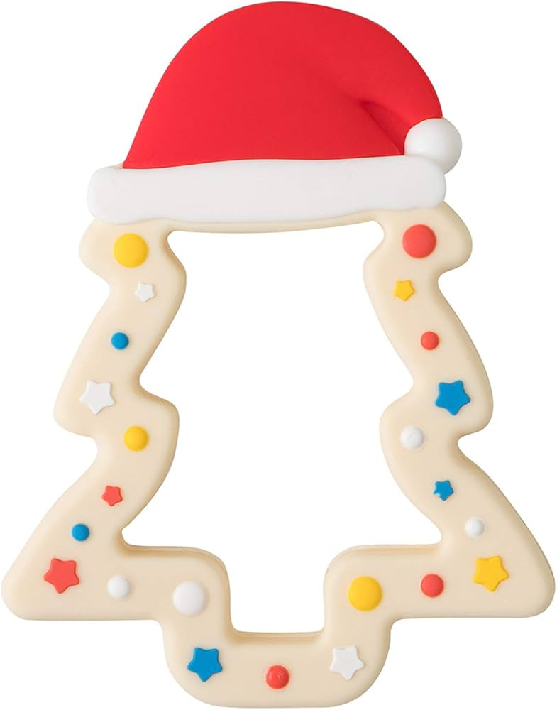 Jimibaby Silicone Christmas Teether, The First Christmas Teething Toy for Baby Boys and Girls, Id... | Amazon (US)