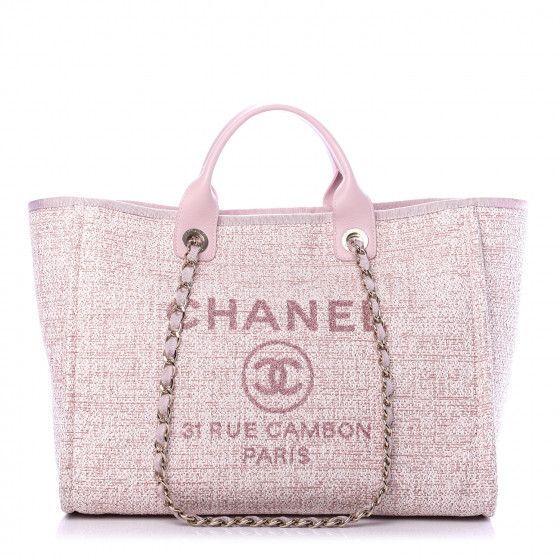 CHANEL

Straw Lurex Large Deauville Tote Pink


77 | Fashionphile