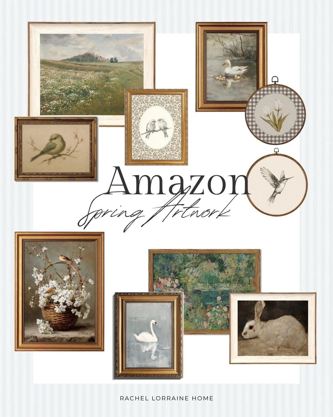 I rounded up some of my favorite spring wall art pieces from Amazon that are timeless, neutral, and easy to mix into your existing decor 🌿

From vintage oil painting prints, to soft florals and classic bird artwork—these are simple, affordable ways to make your home feel more elevated for spring.

Everything is linked here to make your refresh easy 🤍

#springdecor #wallartideas #homestyling #cozyhome #neutralhome 

#LTKSeasonal #LTKHome