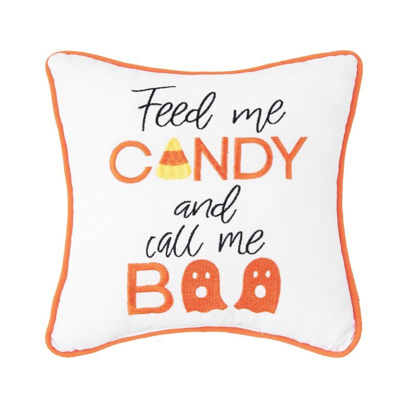 C&F Home Feed Me Candy Embroidered Throw Pillow | Target
