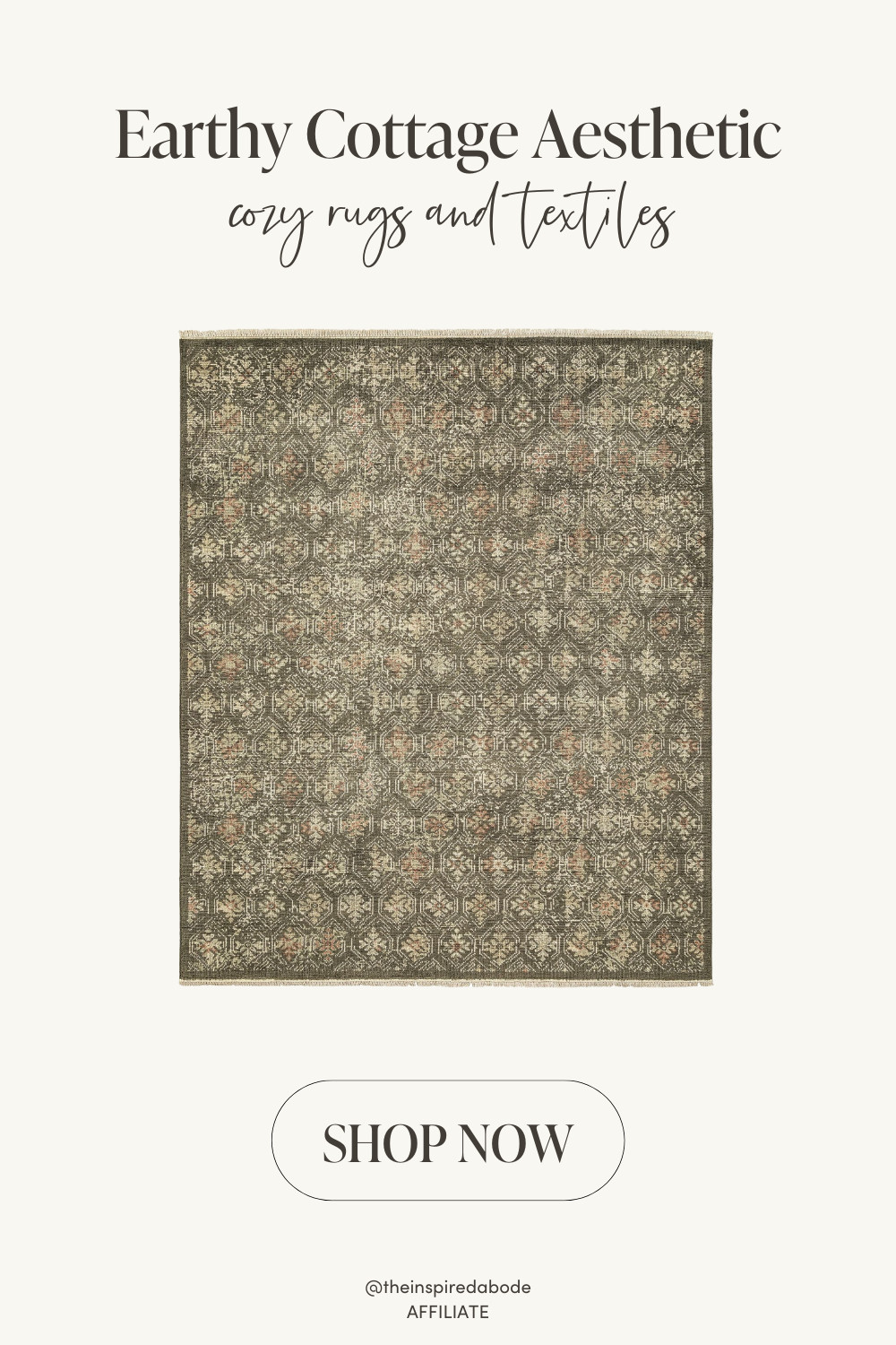 The rug that grounds every space – warm neutrals, vintage-inspired pattern, and heirloom quality with an earthy-cottage feel! 

 #LTKSeasonal #LTKHome #LTKStyleTip