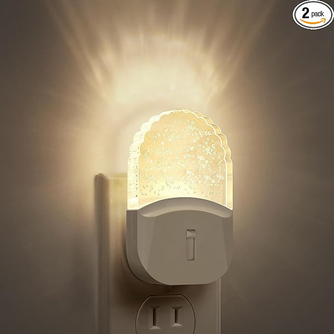 Night Light Plug into Wall 2 Pack 3000K, Adjustable Brightness Night Light for Bathroom, Bedroom | Amazon (US)