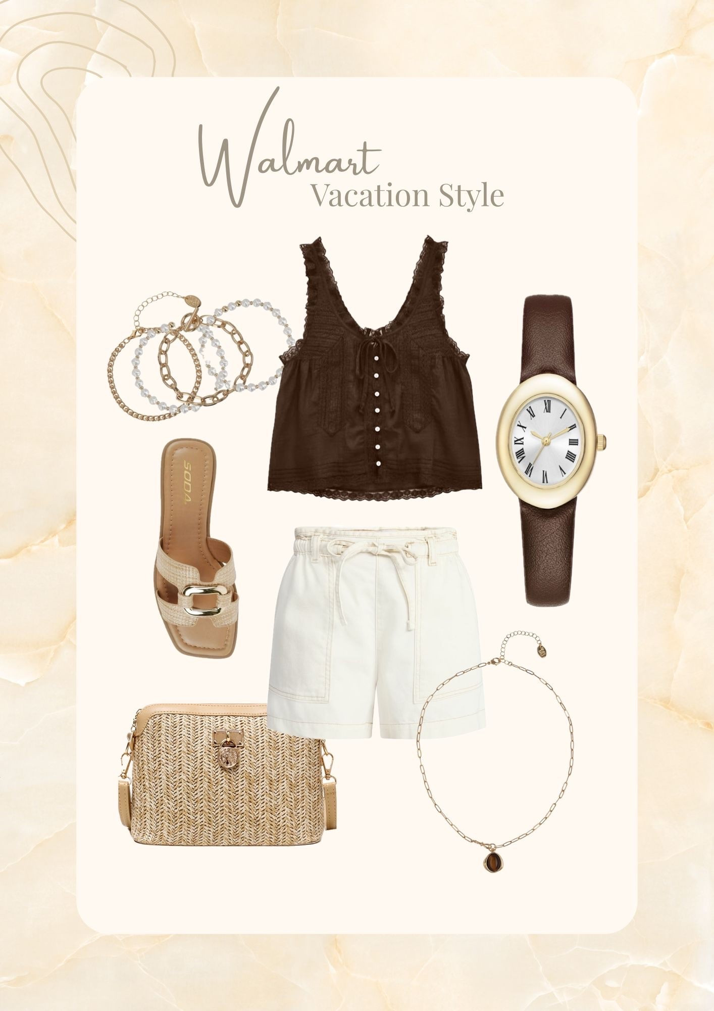 Vacation style. Walmart fashion. Neutral clean girl aesthetic. Summer styles.

#LTKgrwm #LTKootd #LTKSaleAlert