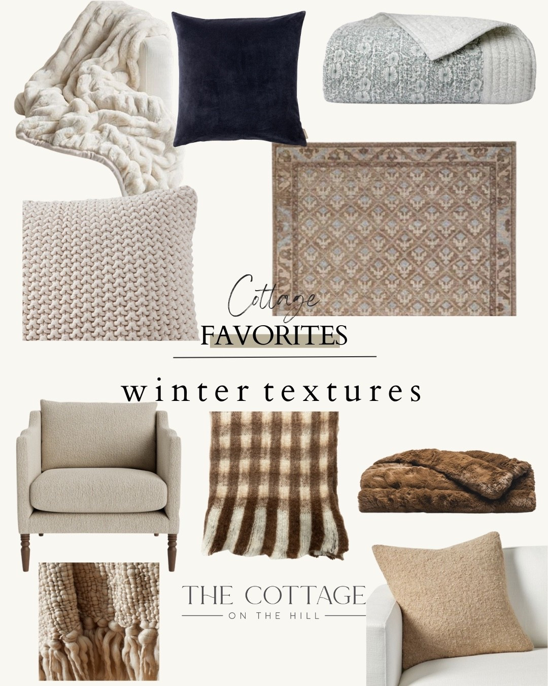 Cozy, soft winter textures I’m loving 

#LTKHome