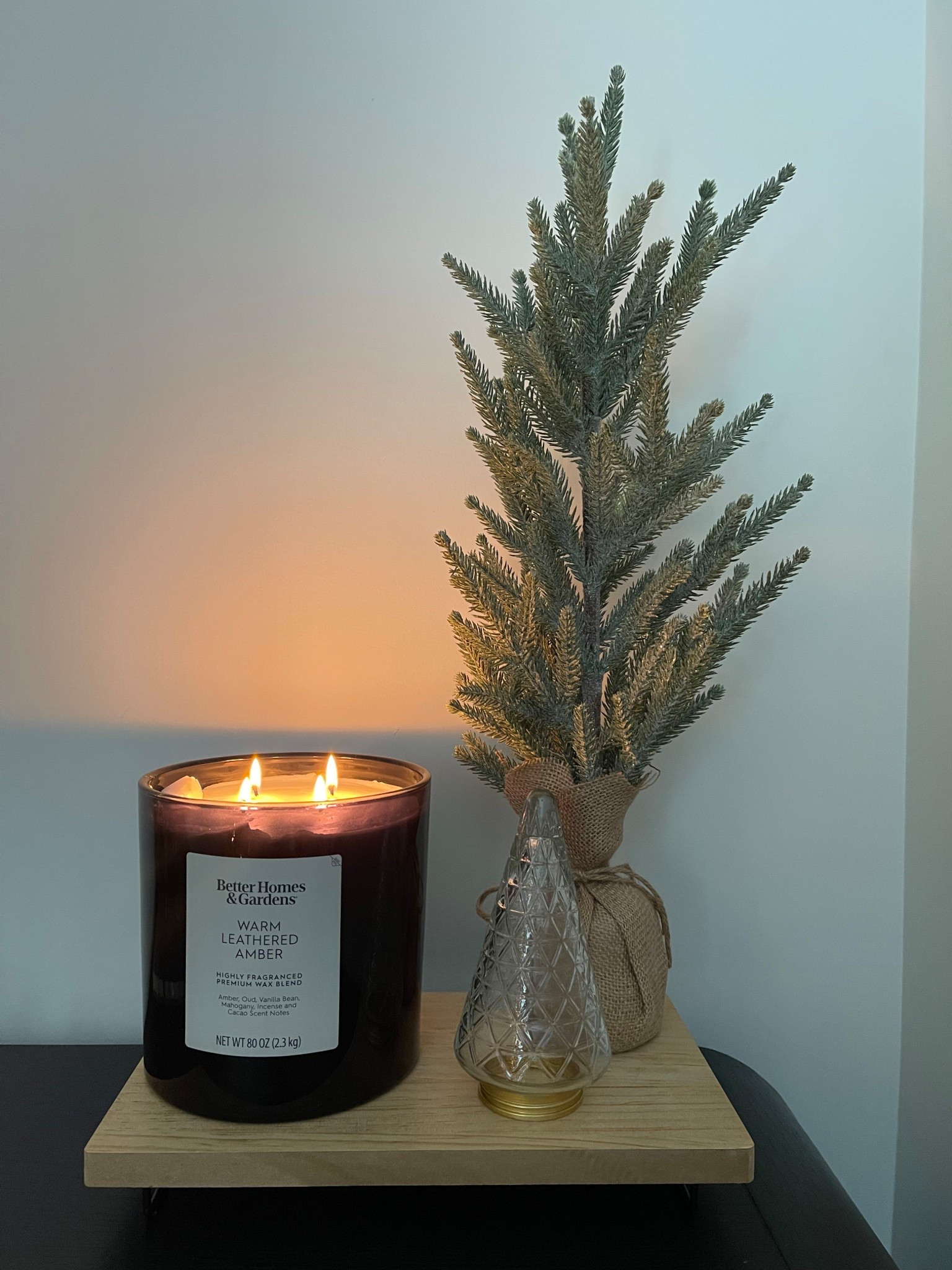 Large 4-wick candle from Walmart. Smells amazing and so affordable. 

#LTKHome #LTKFindsUnder50 #LTKHoliday