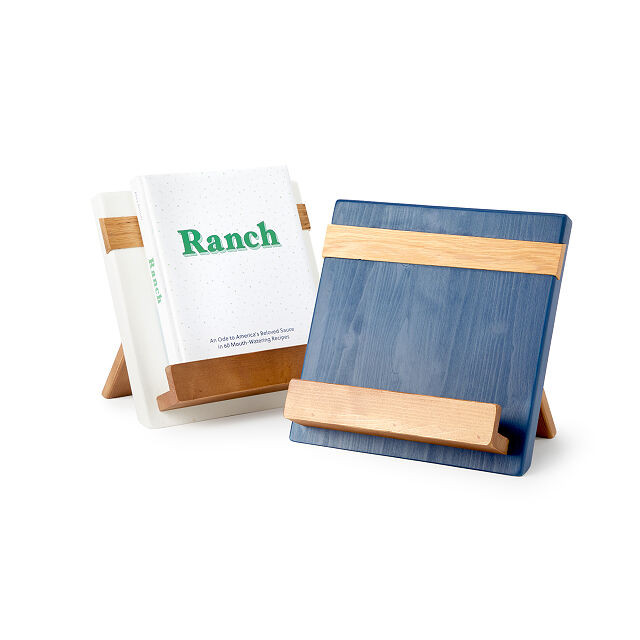 Reclaimed Wood Colored Cookbook Stands | UncommonGoods