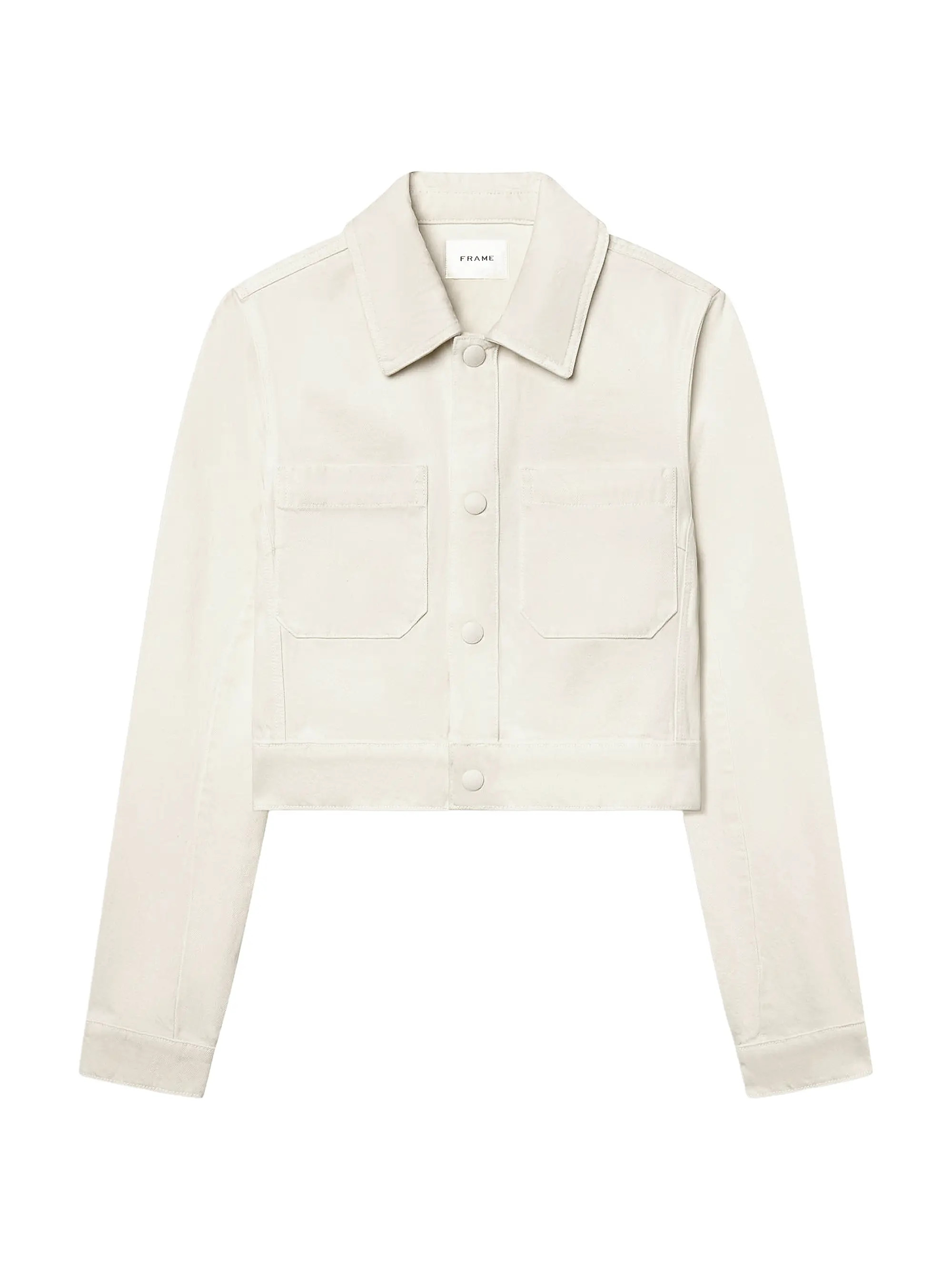 FRAME The Small Denim Jacket | Saks Fifth Avenue | Saks Fifth Avenue