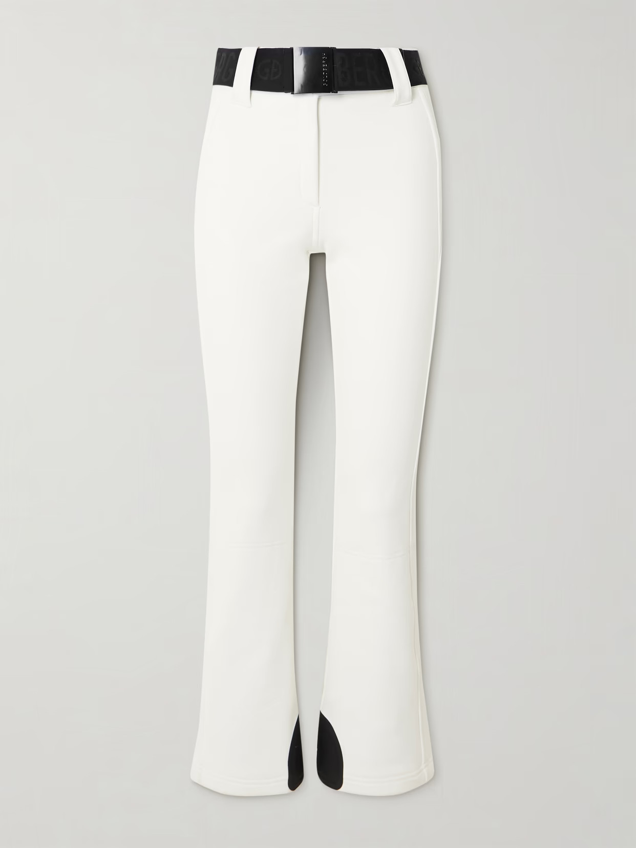 Goldbergh - Pippa Belted Flared Ski Pants - White | NET-A-PORTER (US)