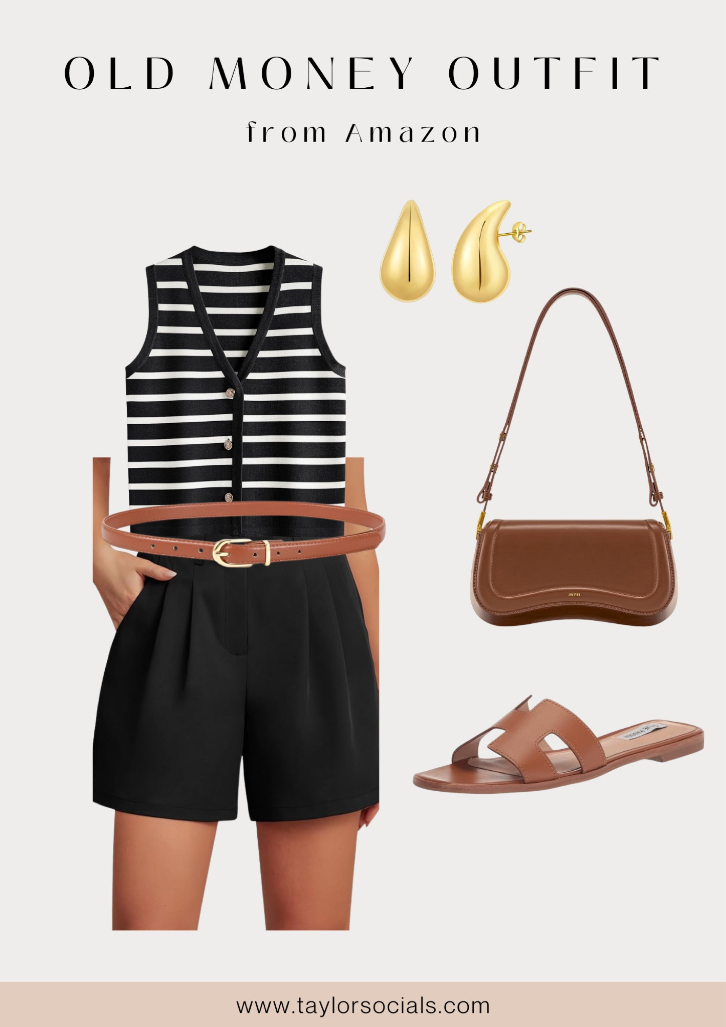 Amazon fashion old money outfit | sandals, summer outfit, vacation outfit 

#LTKFindsUnder50 #LTKStyleTip #LTKSaleAlert
