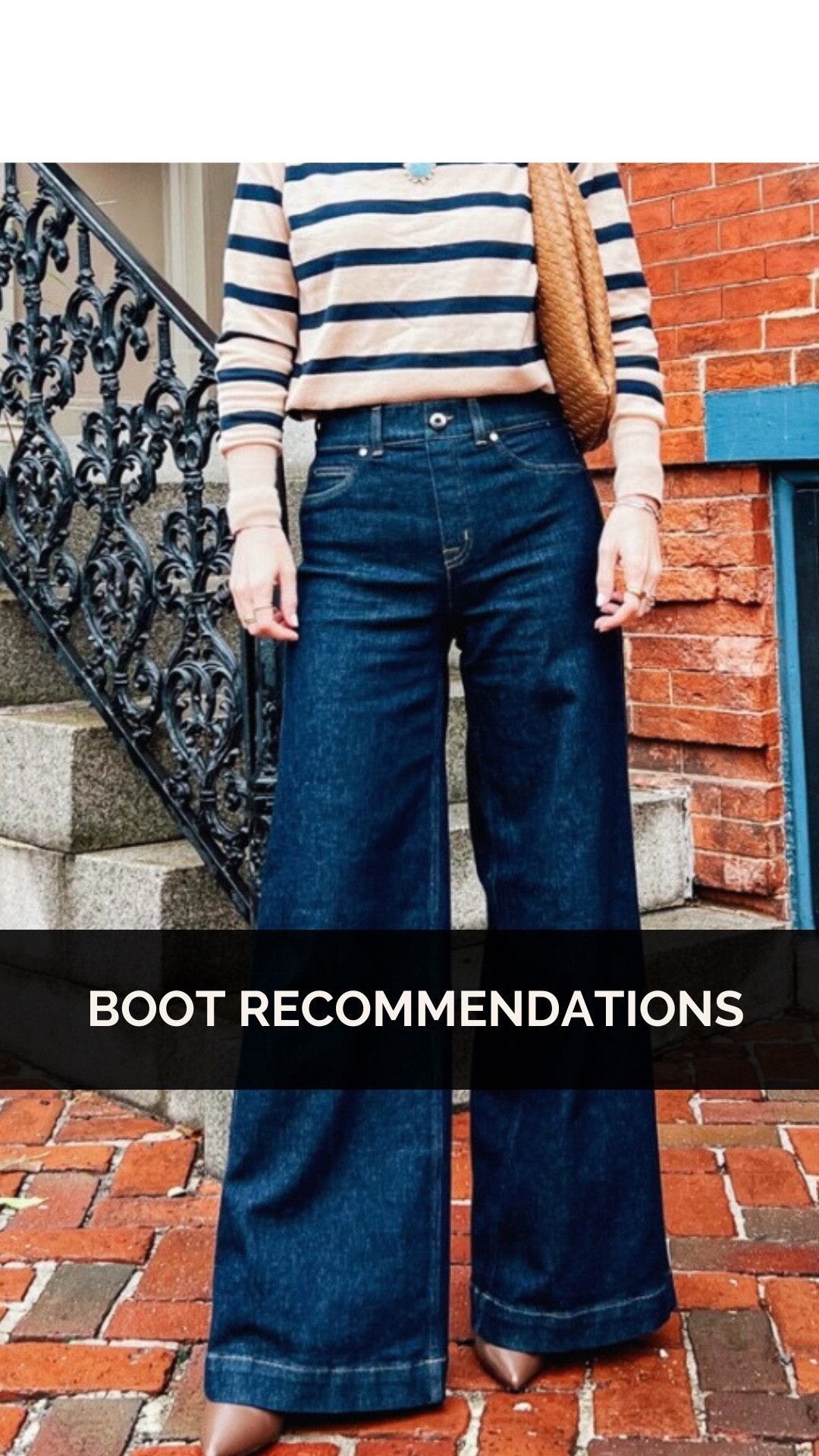 If you only get one boot style this fall- opt for an ankle boot with a higher narrow shaft that will go up into your all your jean styles , cropped included! Sharing my favorites here including these gorgeous heeled boots that are actually comfortable! Use code bestyled15 for 15% off at Inez (I own them and yes they are comfortable!) If you don’t want a heel, I recommend the Lexie from madewell and for an affordable option, I’ve linked these from loft and target! 