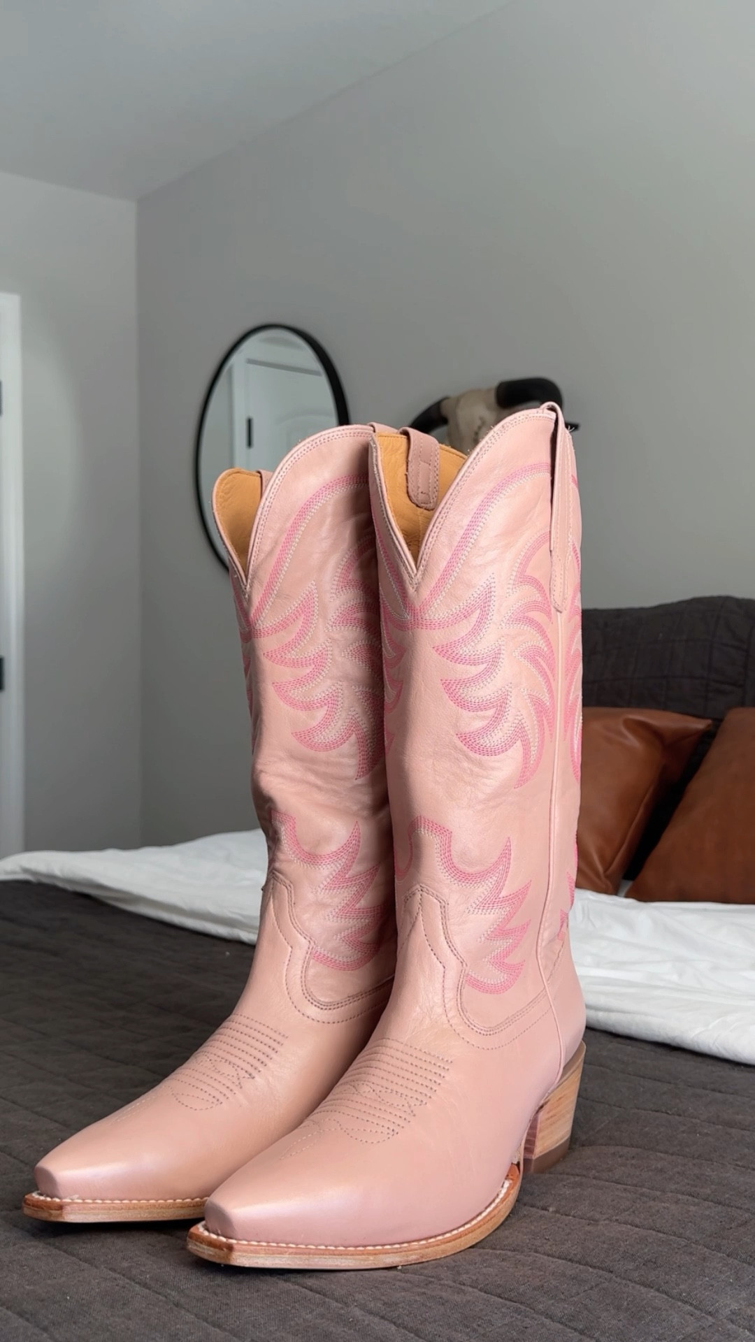 size down half size - restocked once and selling out FAST! code KIRA10 for first time purchases :)🎀💗💅🏻 

pink cowgirl boots

#LTKShoeCrush #LTKFestival #LTKSeasonal