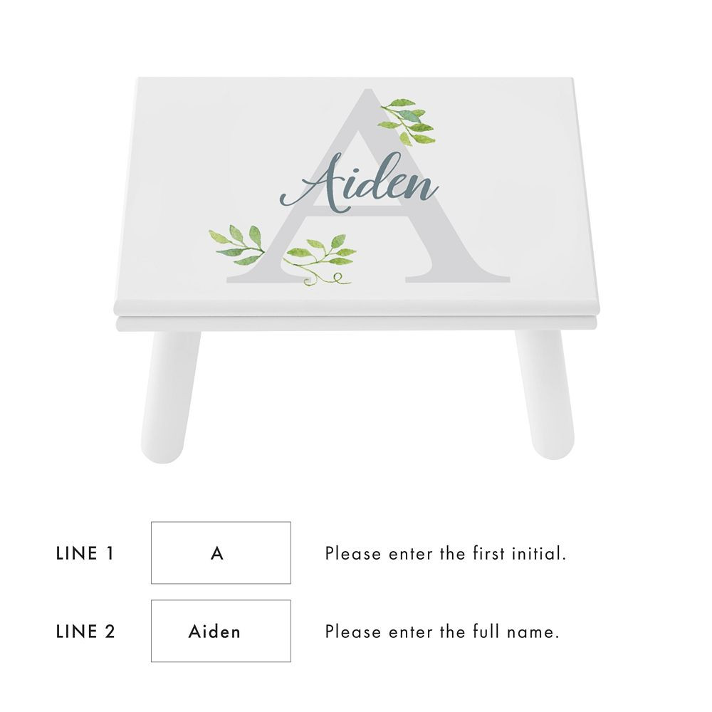 Personalized Name Step Stool | Mark and Graham