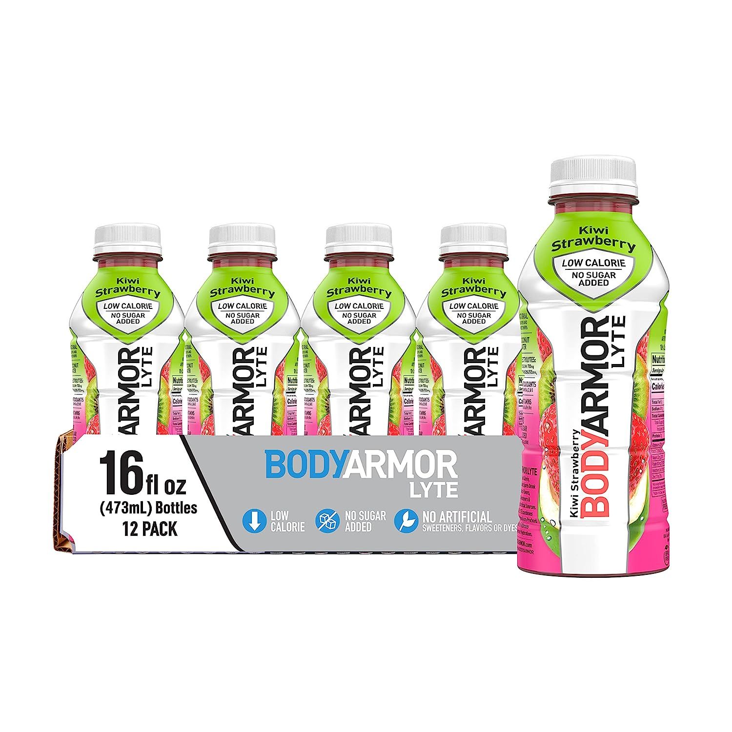 BODYARMOR LYTE Sports Drink Low-Calorie Sports Beverage, Kiwi Strawberry, Natural Flavors With Vi... | Amazon (US)