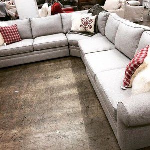 Build Your Own - Pearce Roll Arm Slipcovered Sectional Components | Pottery Barn (US)