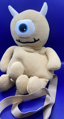 2001 Disney Pixar Monsters Inc Little Mikey Backpack Sling Zipper Bag Sully Boo | eBay US