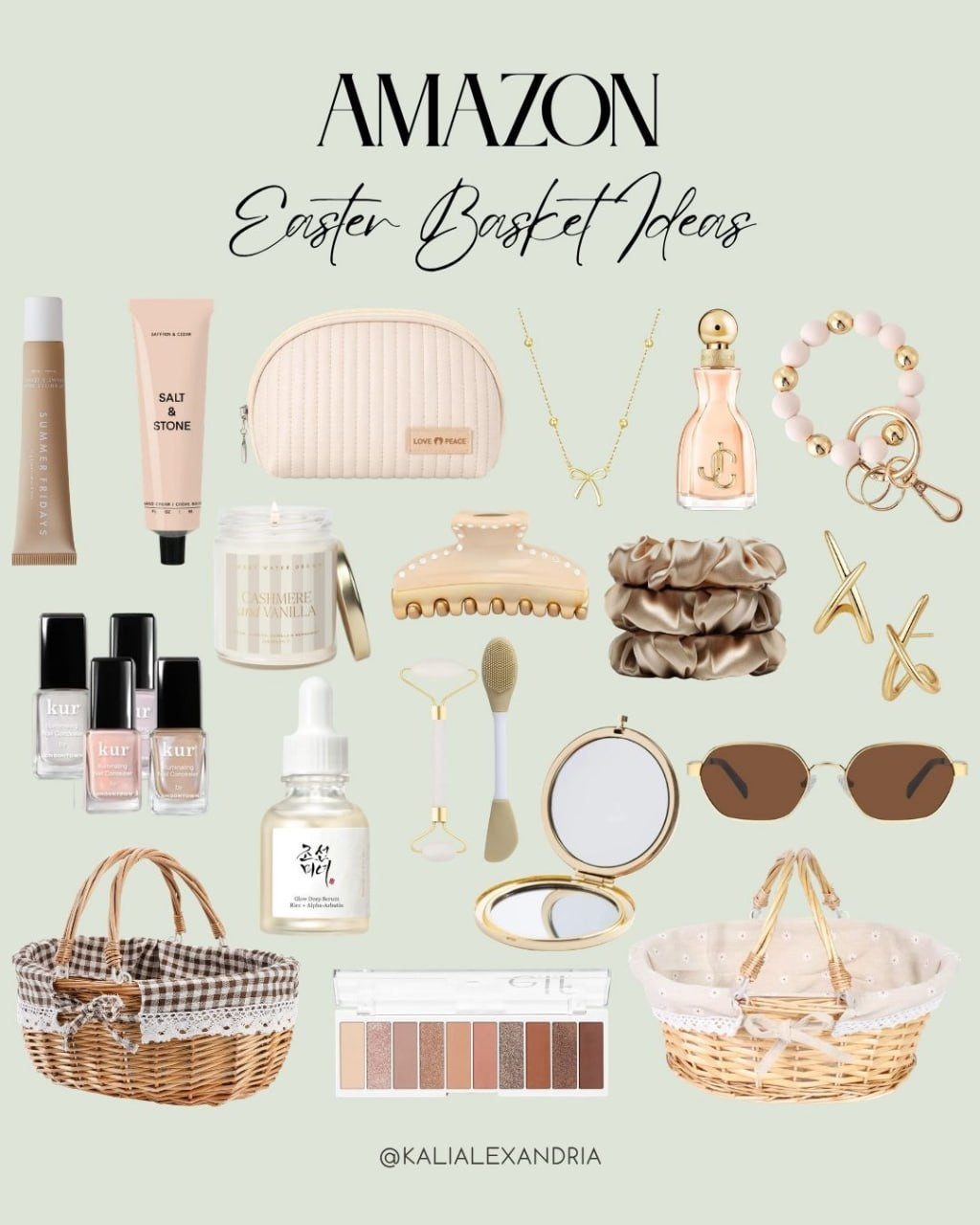 Easter basket ideas you’ll love 🐰🤍 Filled with beauty, accessories, and little self-care goodies—perfect gift ideas for her!

//  // Amazon, Amazon Finds, Amazon Easter, Easter Basket Girl, Easter Basket Stuffers, Amazon Womens, Amazon Accessories, Amazon Beauty, Amazon Beauty Finds, Amazon Womens Gift, Amazon Gifts For Her 

 #LTKselfcare #LTKSeasonal #LTKBeauty