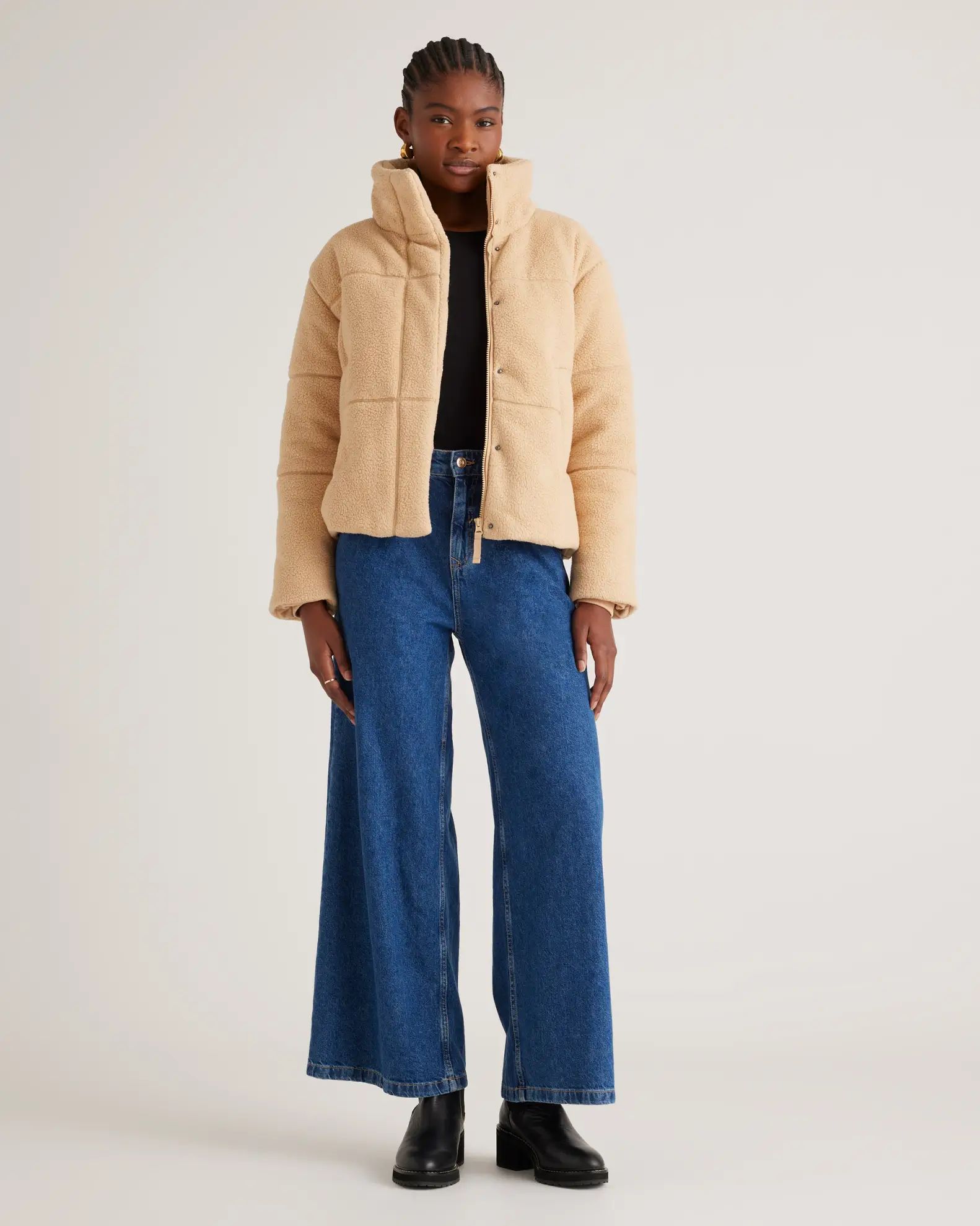 Sherpa Puffer Jacket | Quince