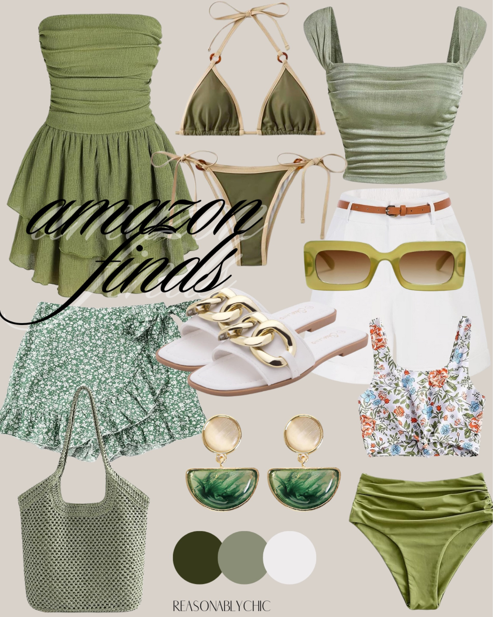 Green Amazon Outfits 


green outfit, Amazon fashion, summer style, beachwear, vacation outfits, trendy fashion, casual chic, fashion inspiration, outfit ideas, style inspo, wardrobe essentials, linen clothing, satin dress, swimwear fashion, woven accessories, bold fashion, vibrant colors, fashion collage, fashion creator, OOTD, reasonably chic