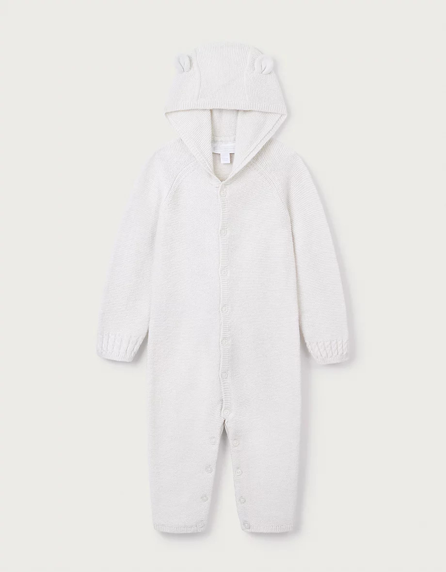 Organic Cotton Lumi Knitted Romper (0–4yrs) | The White Company UK & ROW
