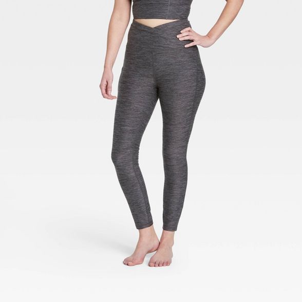 Women's Contour Curvy Brushed Back Ultra High-Waisted 7/8 Leggings 25" - All in Motion™ | Target