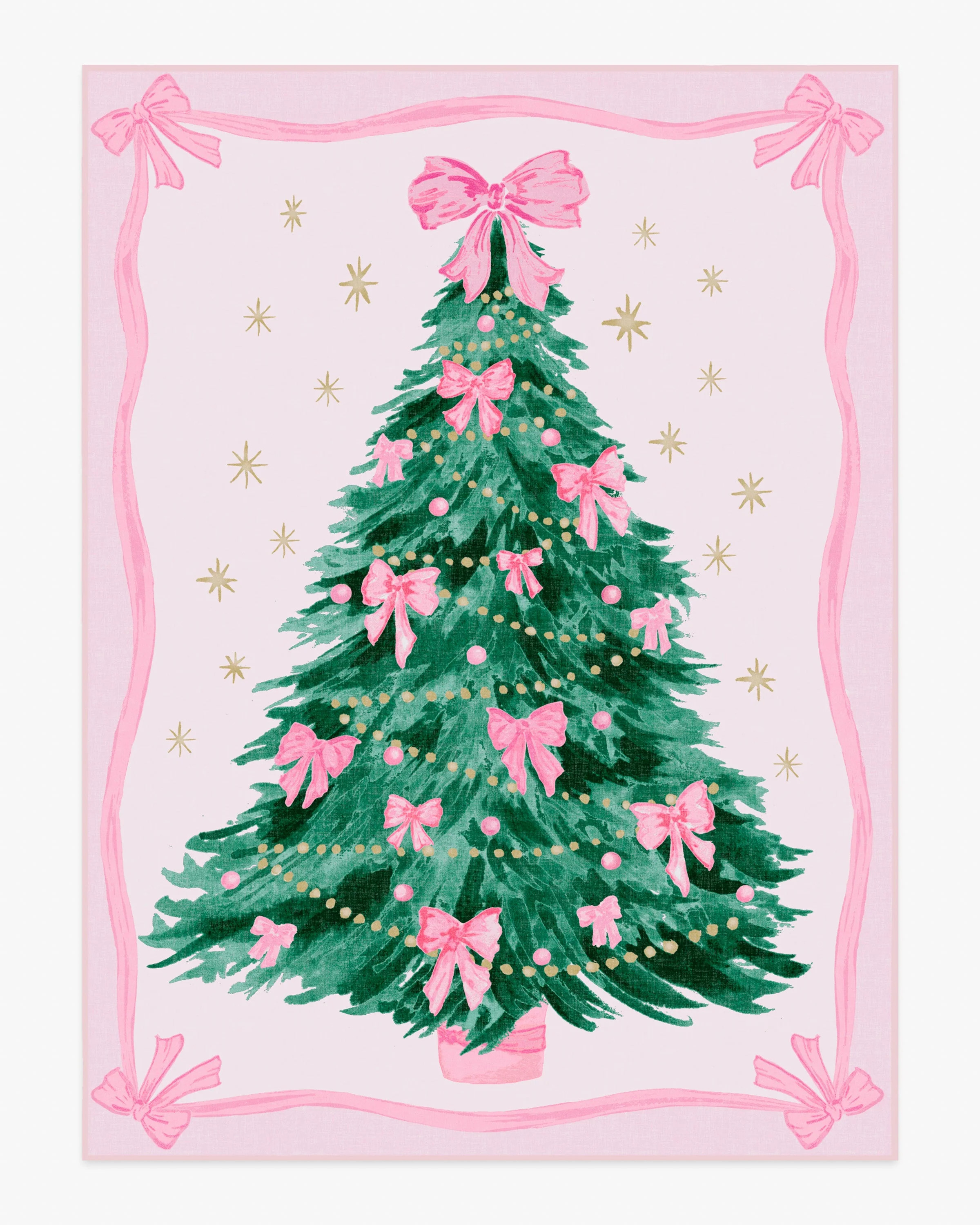 Bella Bows Spruce Pink Flatwoven Rug | Ruggable