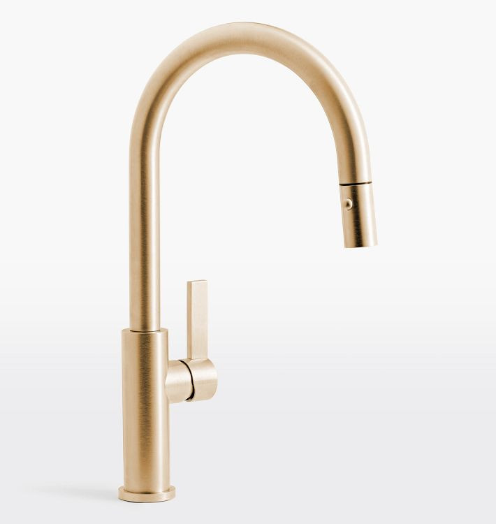 Corsano Blade Handle Pull Down Kitchen Faucet | Rejuvenation