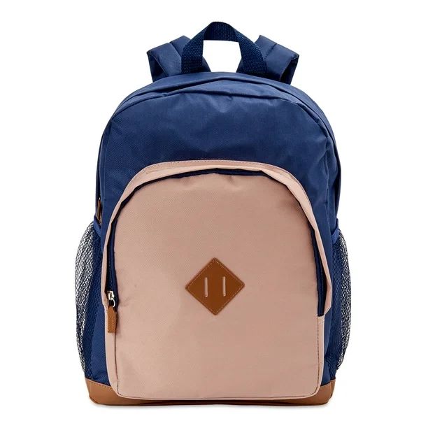 Wonder Nation - Wonder Nation Navy Color Block Backpack - Walmart.com | Walmart (US)